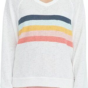 Andrew Marc New York Raglan Waffle Knit Long-Sleeve Top - Small - NWT